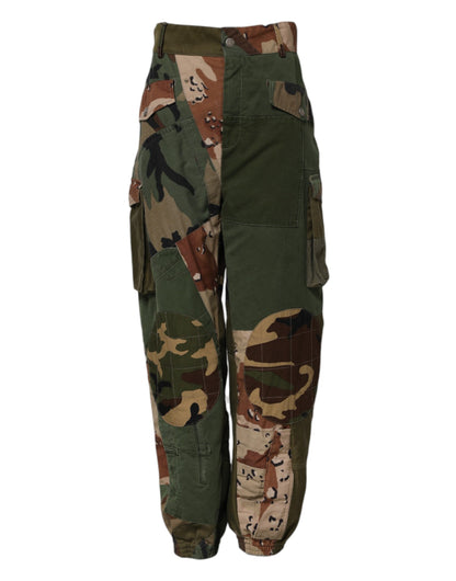 Dolce &amp; Gabbana – Mehrfarbige Cargohose mit Camouflage-Muster 