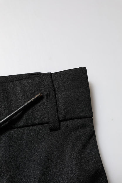 Dolce &amp; Gabbana – Schwarze, hoch taillierte, enge Leggings 