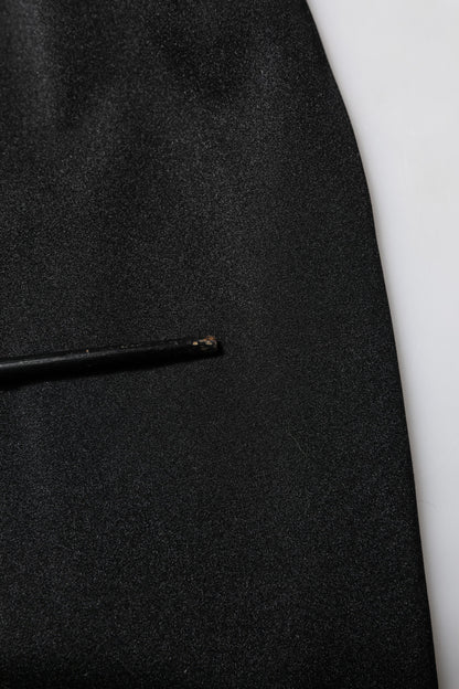 Dolce &amp; Gabbana – Schwarze, hoch taillierte, enge Leggings 