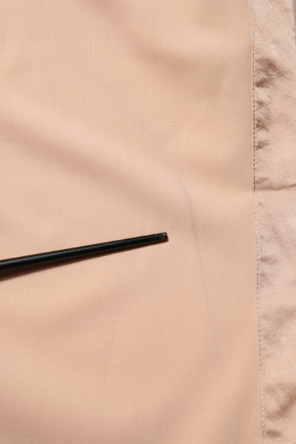 Dolce &amp; Gabbana Beige Polyester-Hosen mit mittlerer Taille 