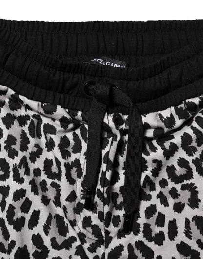Dolce &amp; Gabbana – Mehrfarbige Jogginghose mit Leopardenmuster #DGMillennials 