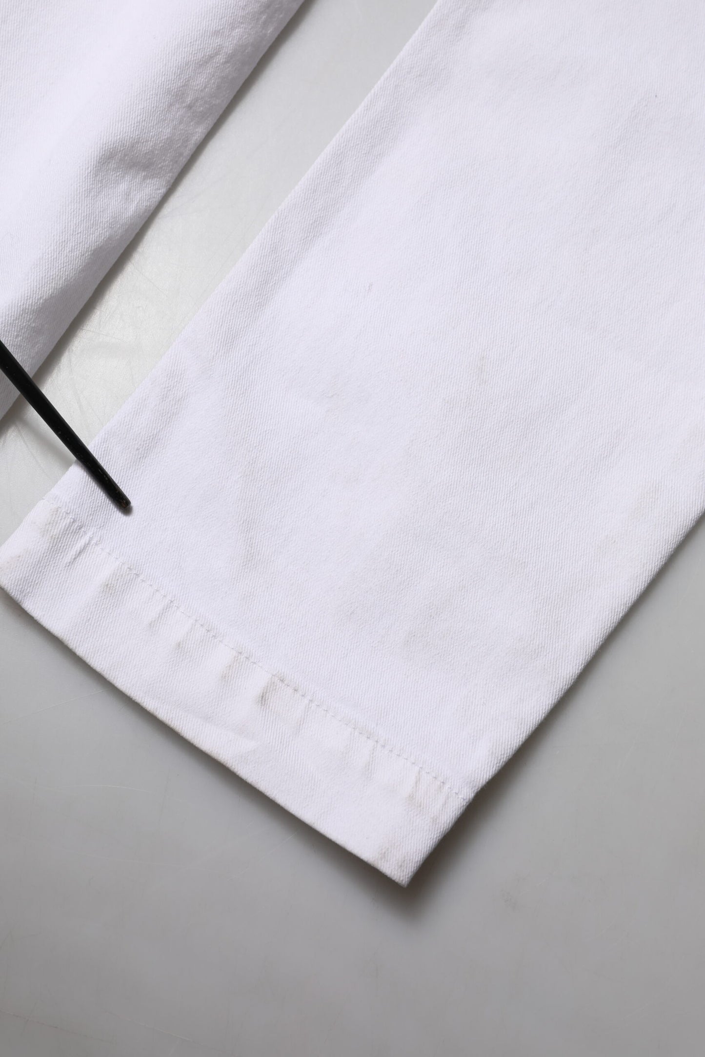 Dolce &amp; Gabbana Weiße GIRLY-Jeans mit Blumenstickerei 