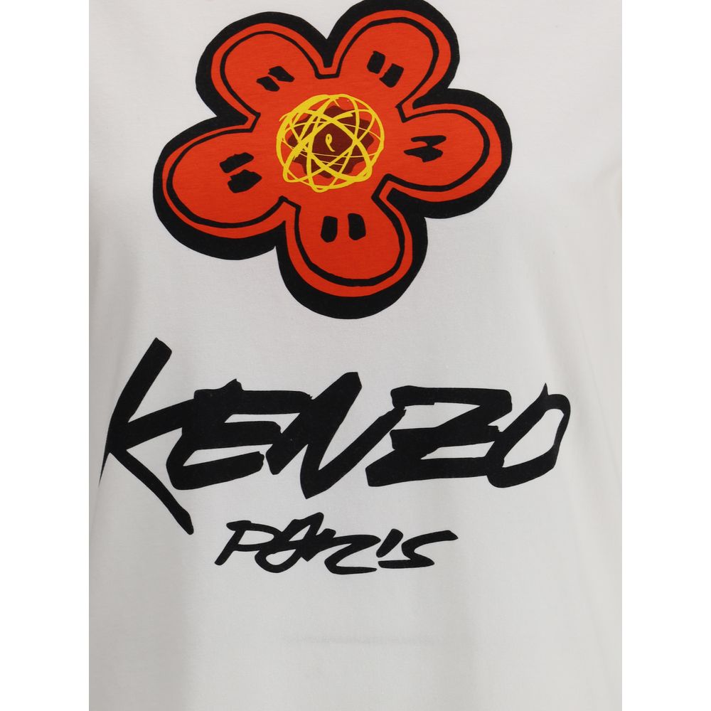 Kenzo Weißes Baumwoll-T-Shirt