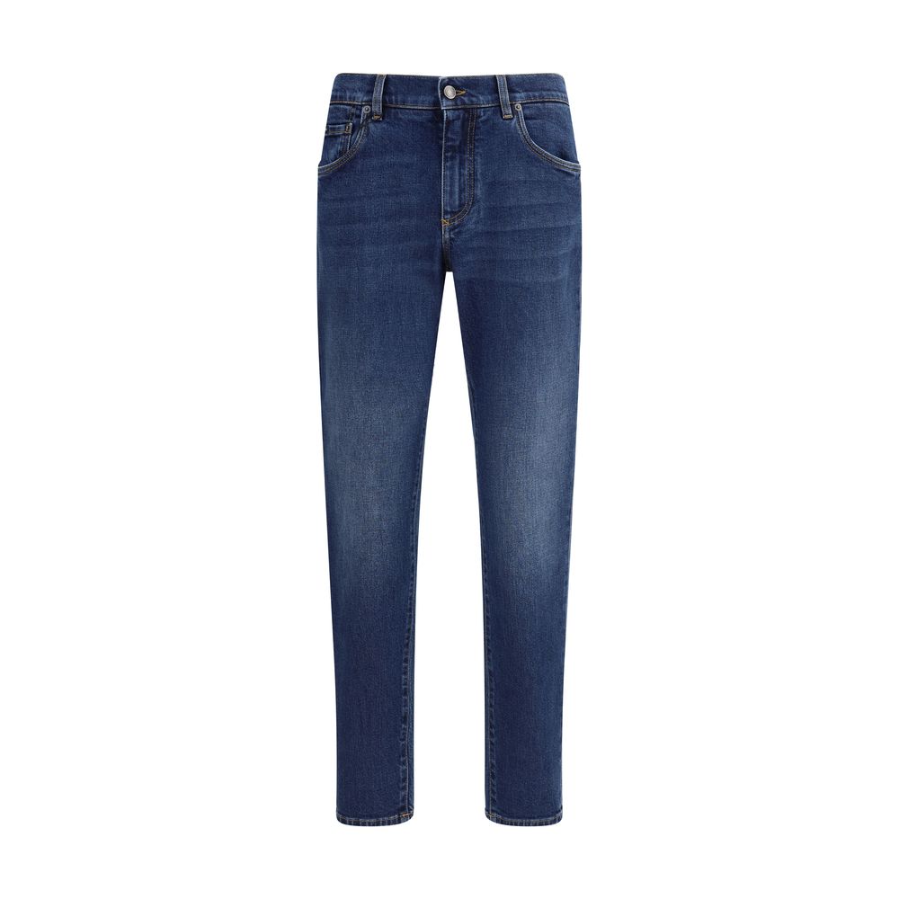 Dolce &amp; Gabbana Blaue Baumwolljeans aus Denim