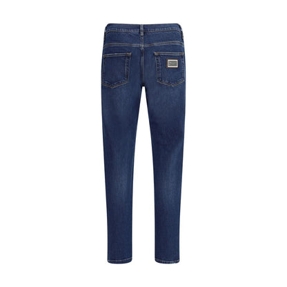 Dolce &amp; Gabbana Blaue Baumwolljeans aus Denim