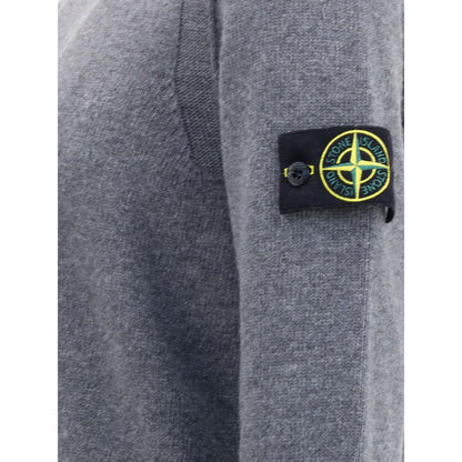 Stone Island Graues Woll-Sweatshirt