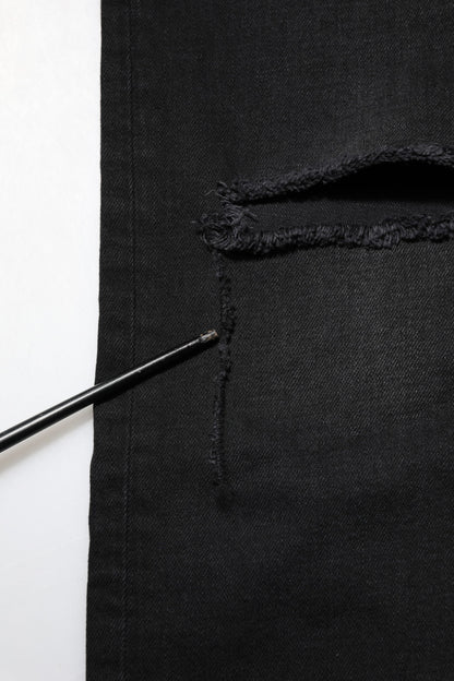 Dolce &amp; Gabbana – Schwarze Skinny-Jeans aus Baumwolle