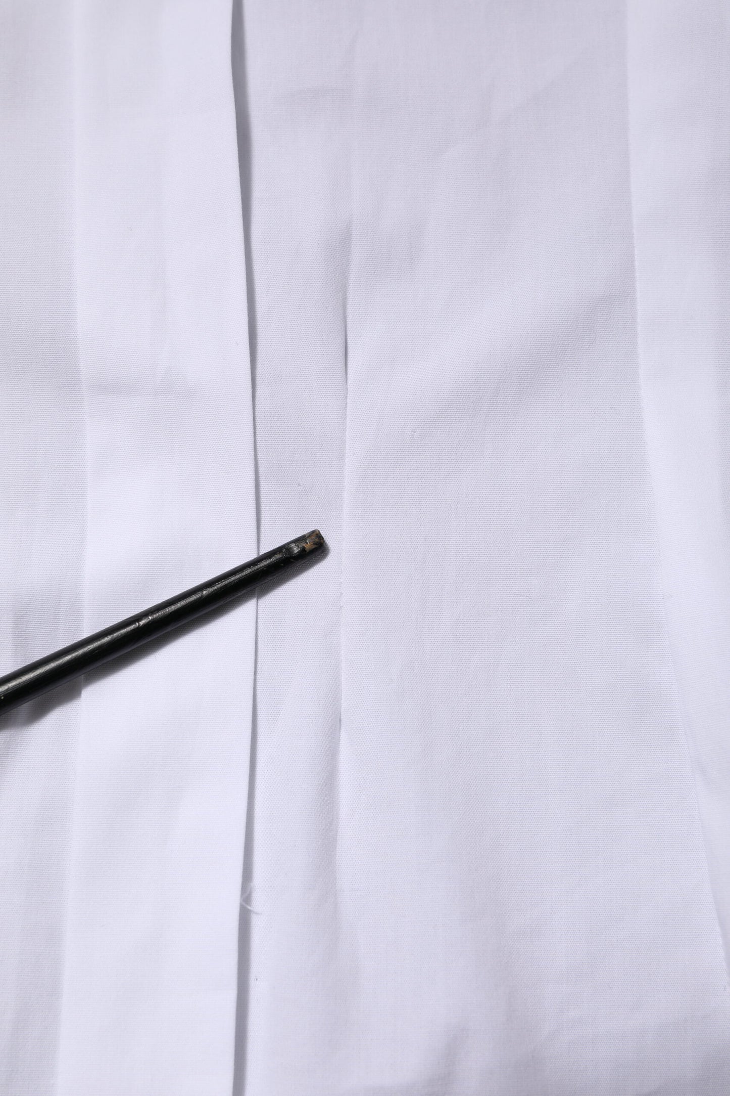 Dolce &amp; Gabbana – Weißes Hemdoberteil aus Baumwolle mit langen Ärmeln und Kragen