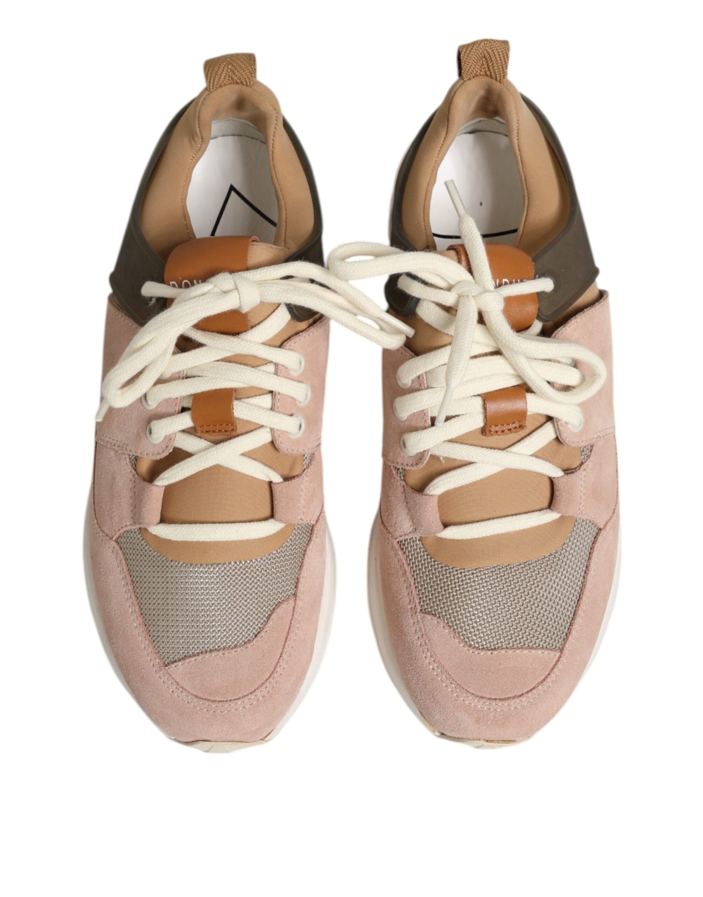 Dondup Mehrfarbige Wildleder Low Top Damen Sneakers Schuhe