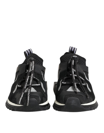 Dolce &amp; Gabbana Sorrento Sneakers mit Logo in Schwarz und Weiß