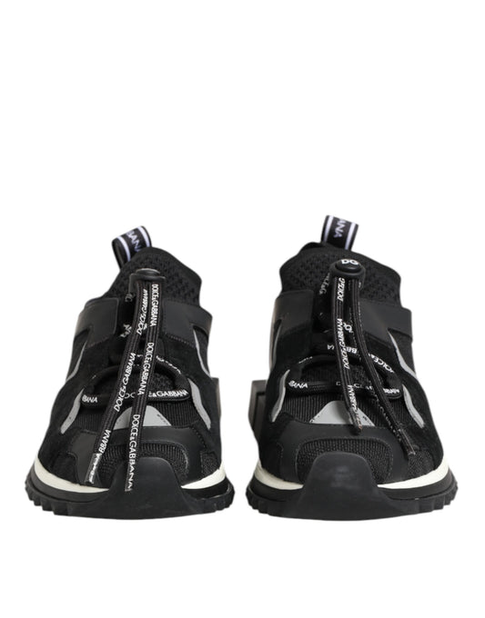 Dolce &amp; Gabbana Sorrento Sneakers mit Logo in Schwarz und Weiß