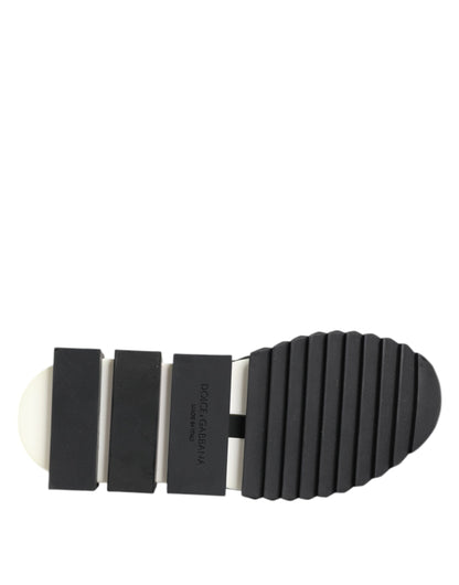Dolce &amp; Gabbana Sorrento Sneakers mit Logo in Schwarz und Weiß