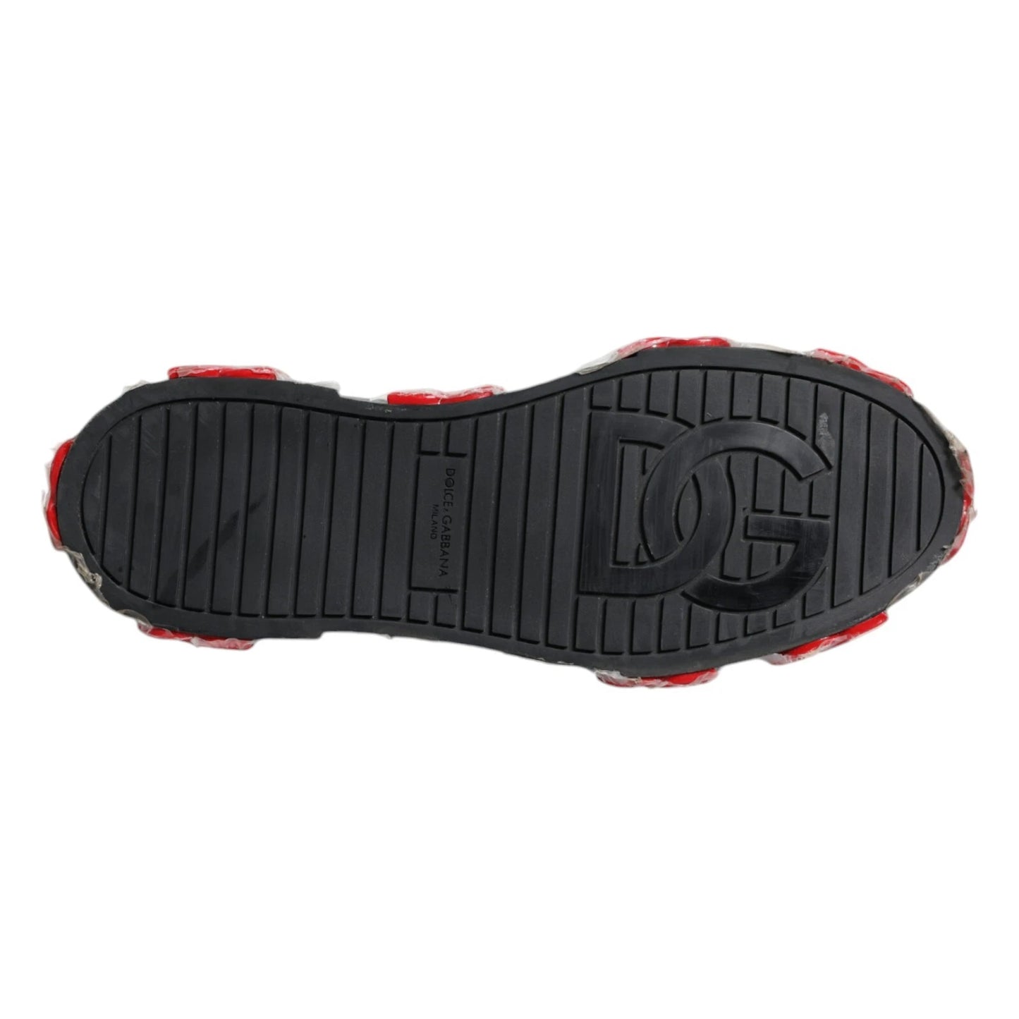 Dolce &amp; Gabbana Multicolor Camouflage High Top Sneakers Schuhe