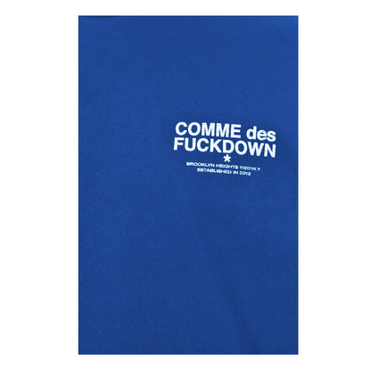 Comme Des Fuckdown Blauer Baumwollpullover für Herren