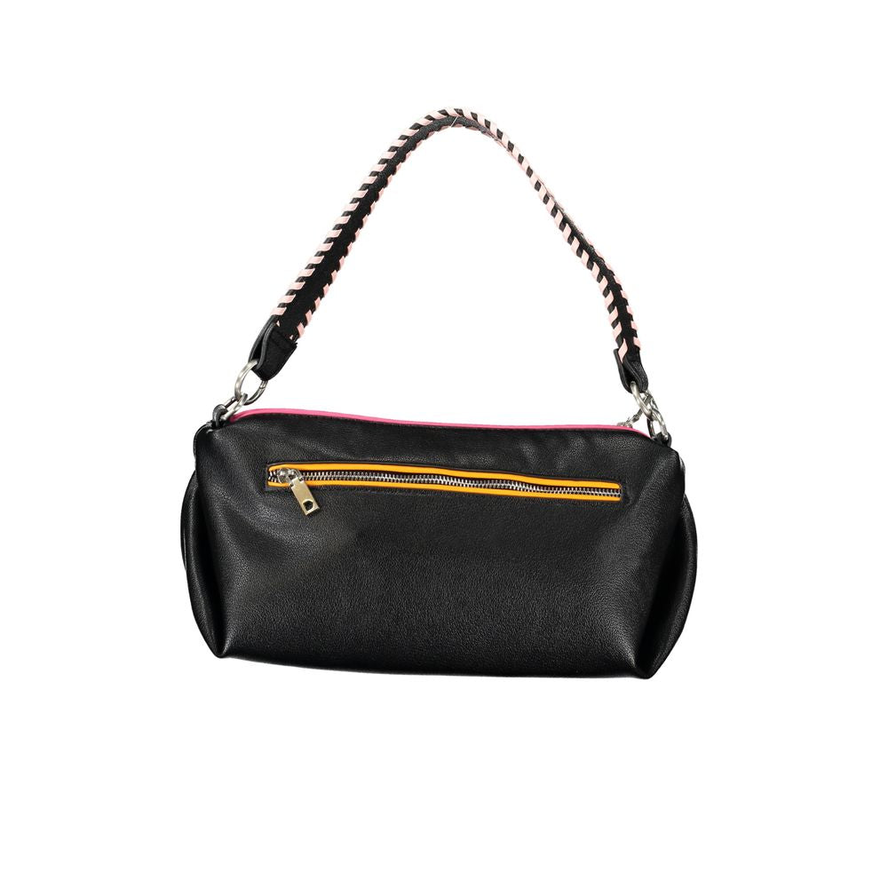 Desigual Schwarze Polyethylen-Handtasche