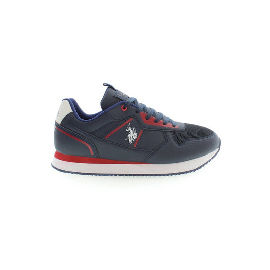 US POLO ASSN. Blauer Polyester-Sneaker