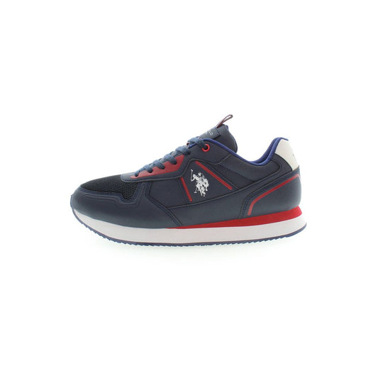 US POLO ASSN. Blauer Polyester-Sneaker