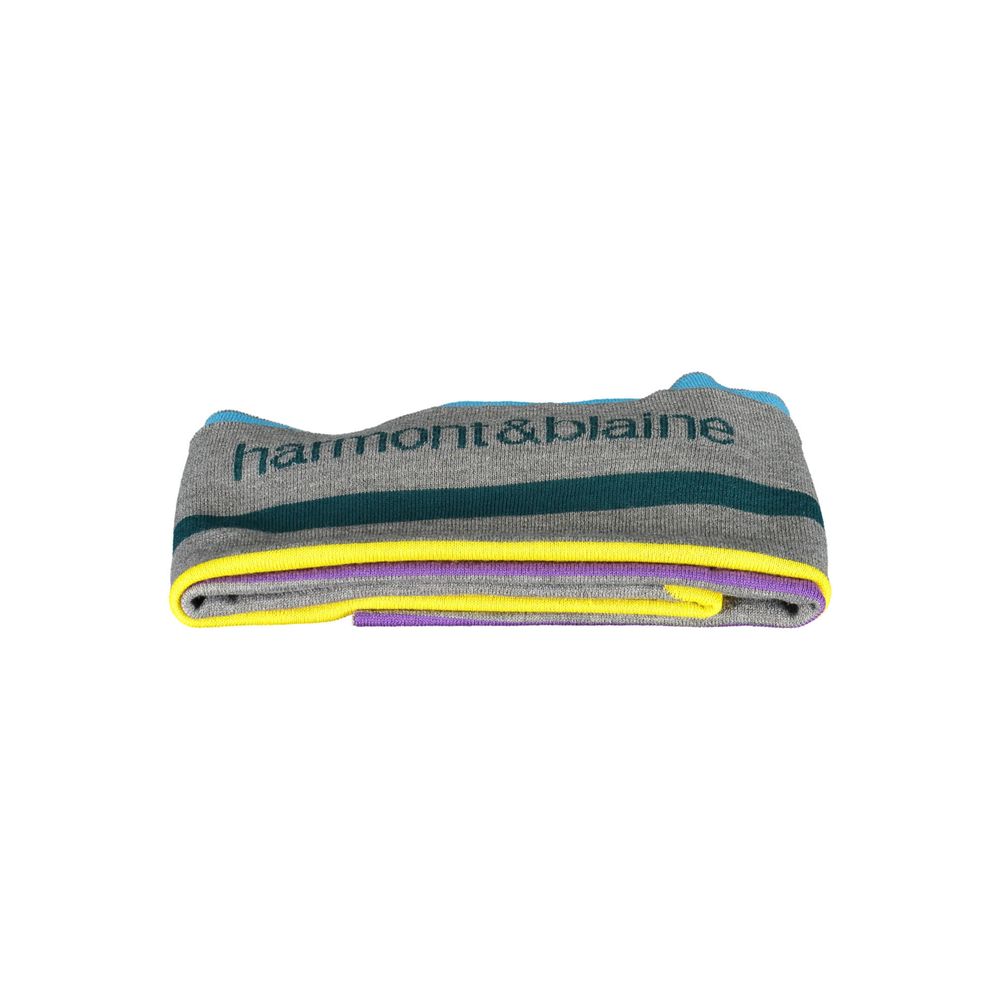 Harmont & Blaine Gray Wool Scarf