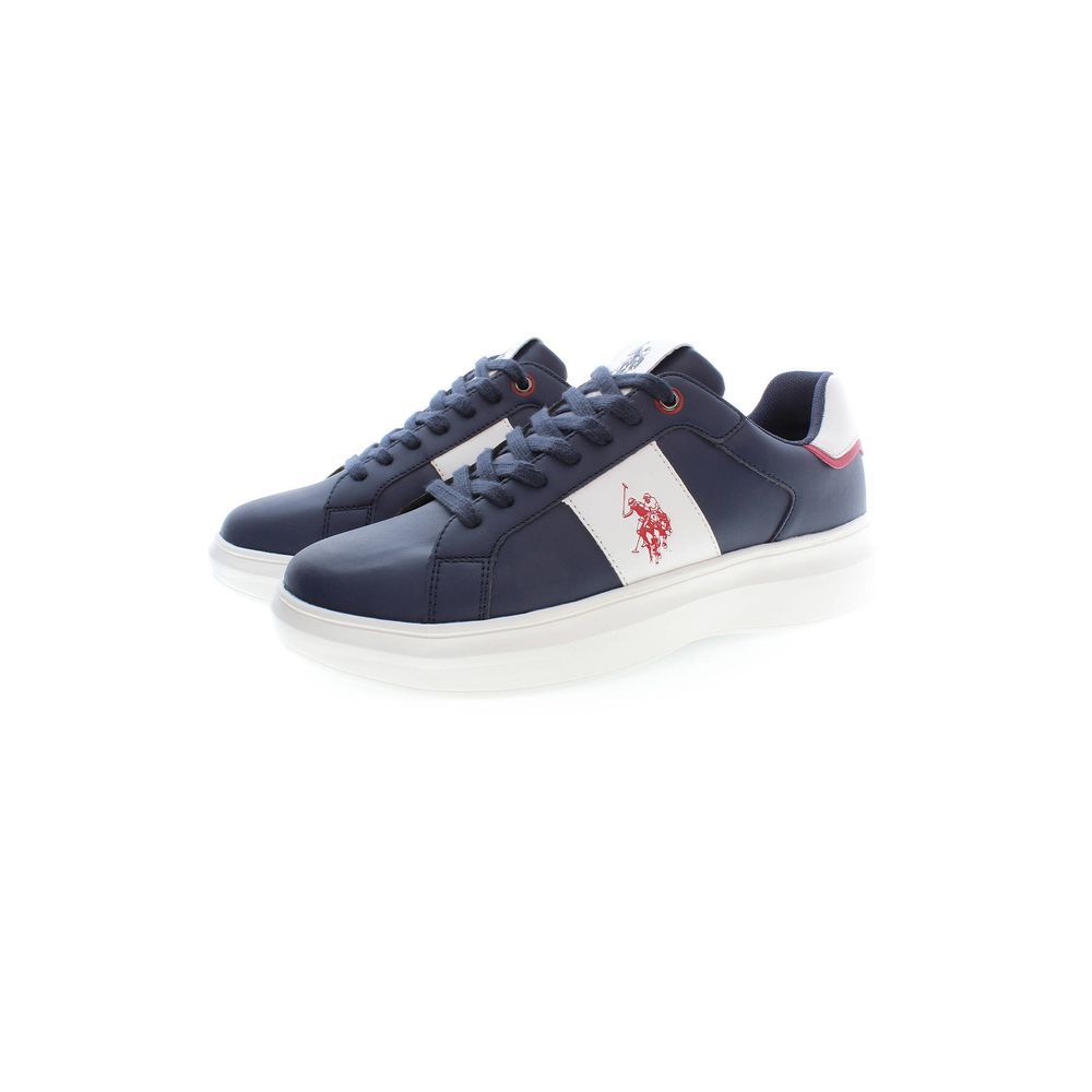 US POLO ASSN. Blauer Polyester-Sneaker
