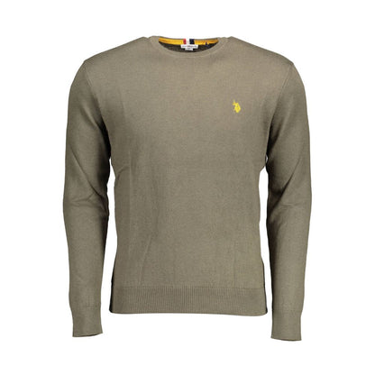 US POLO ASSN. Grüner Baumwollpullover