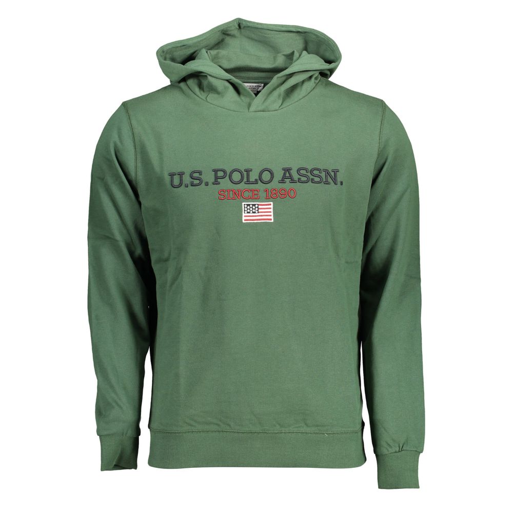 US POLO ASSN. Grünes Baumwoll-Sweatshirt