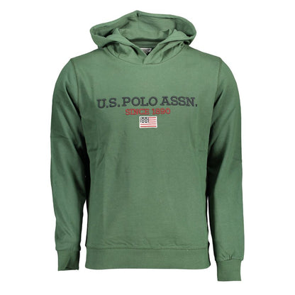 US POLO ASSN. Grünes Baumwoll-Sweatshirt