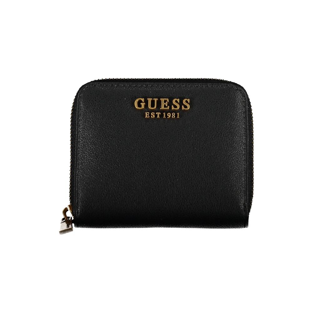 Guess Jeans – Schwarze Polyethylen-Geldbörse