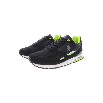 US POLO ASSN. Schwarzer Polyester-Sneaker