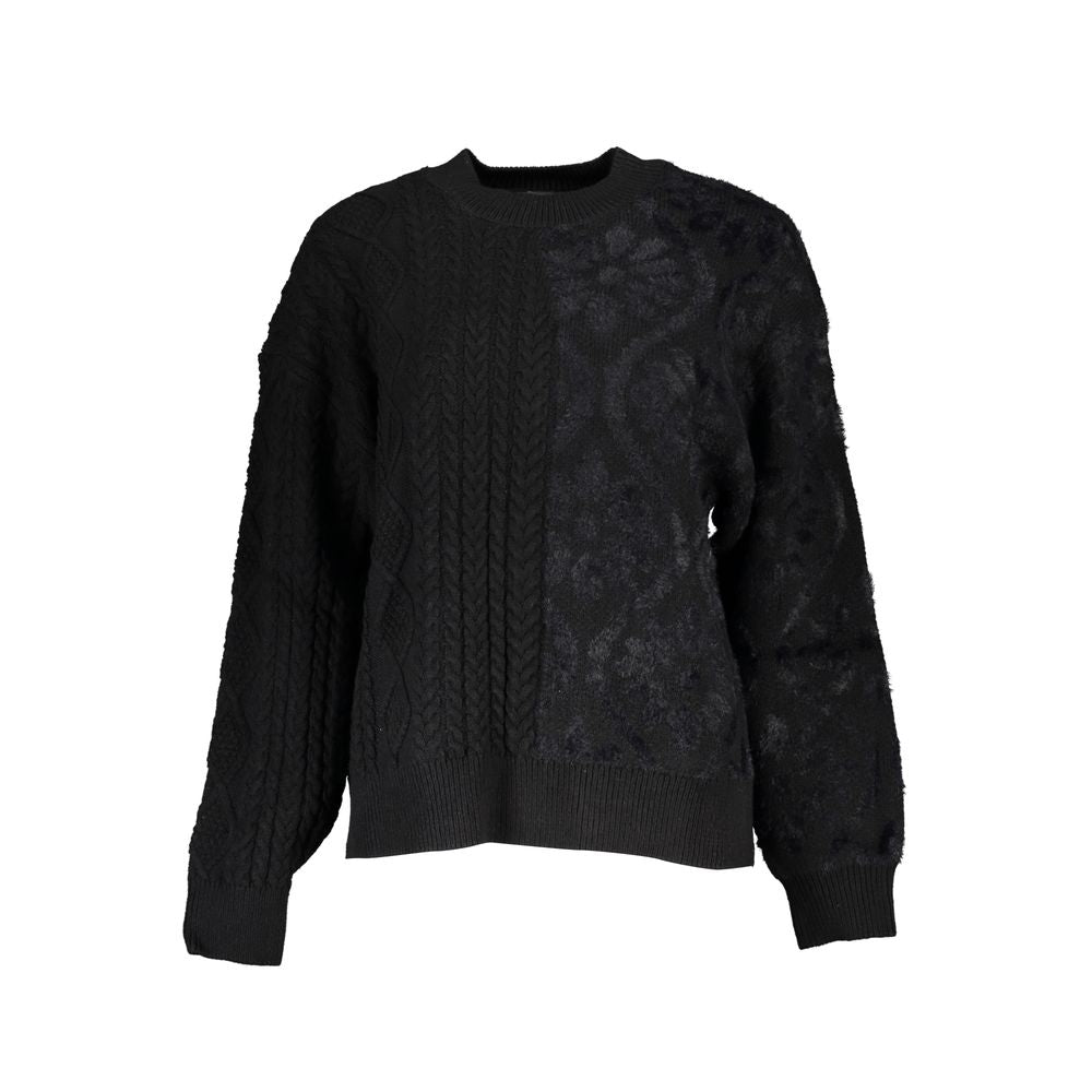 Desigual Schwarzer Baumwollpullover