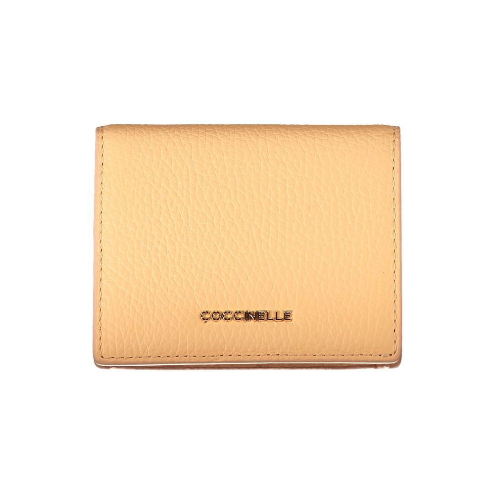 Coccinelle Orange Leder-Geldbörse