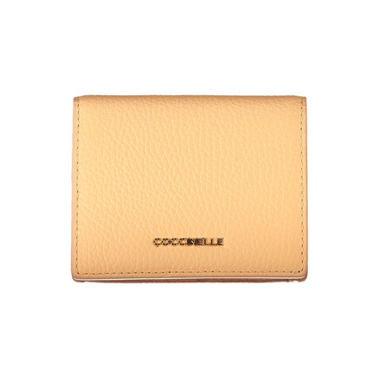 Coccinelle Orange Leder-Geldbörse