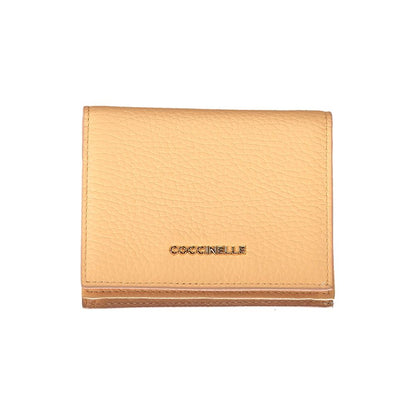 Coccinelle Orange Leder-Geldbörse