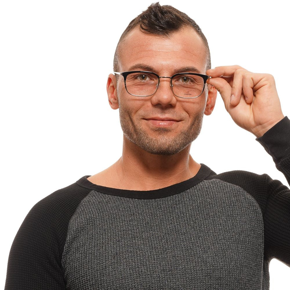 Omega Schwarze Herren Brillenfassung