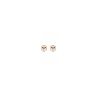 Versace Goldfarbene Metallohrringe