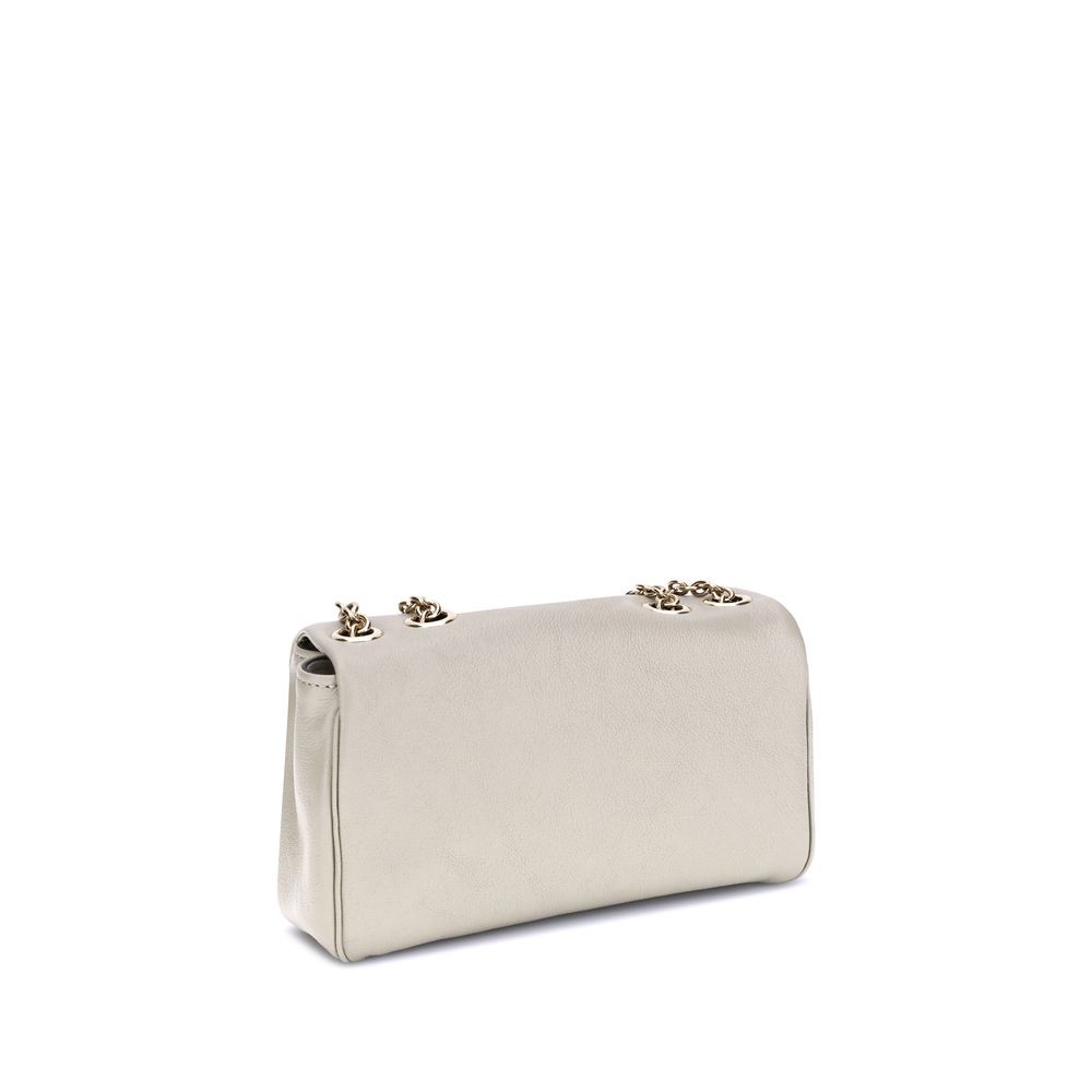 Chloé Schultertasche aus beigefarbenem Kalbsleder (Bos Taurus)