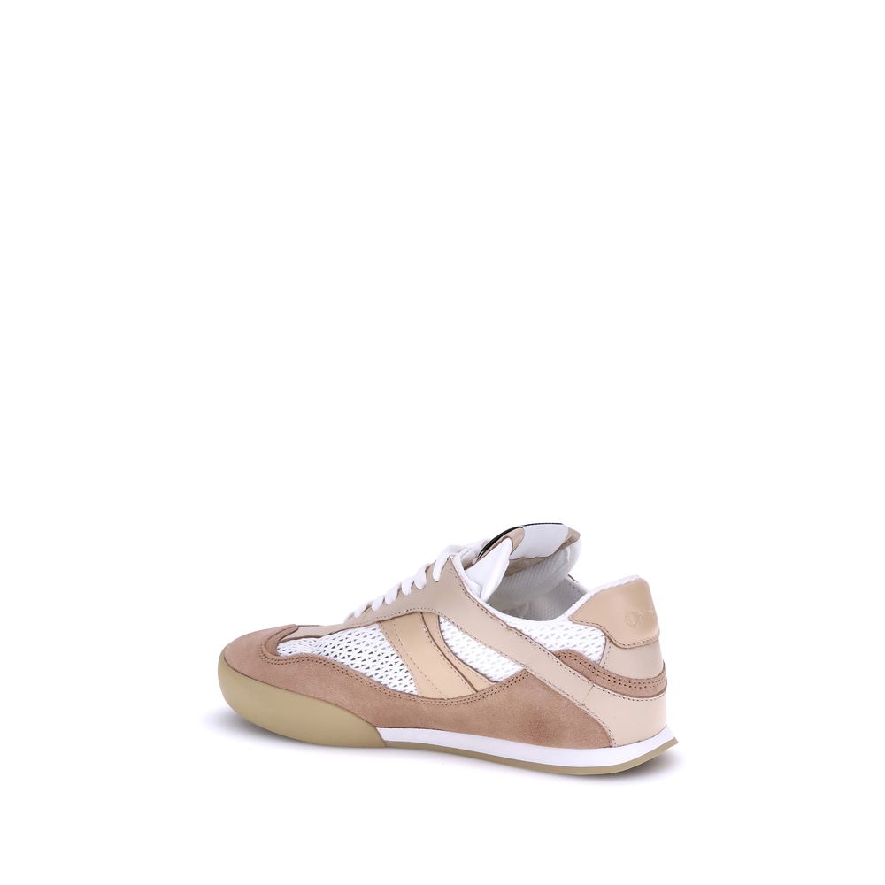 Chloé Beige Kalbsleder Bos Taurus Low-Top Sneaker