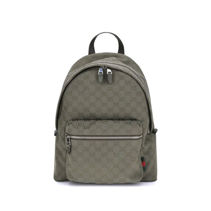 Gucci Rucksack aus grüner Baumwolle