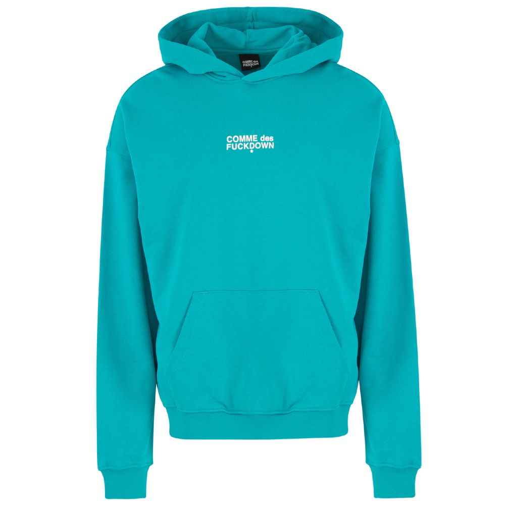 Comme Des Fuckdown Grüner Baumwoll-Herren-Hoodie