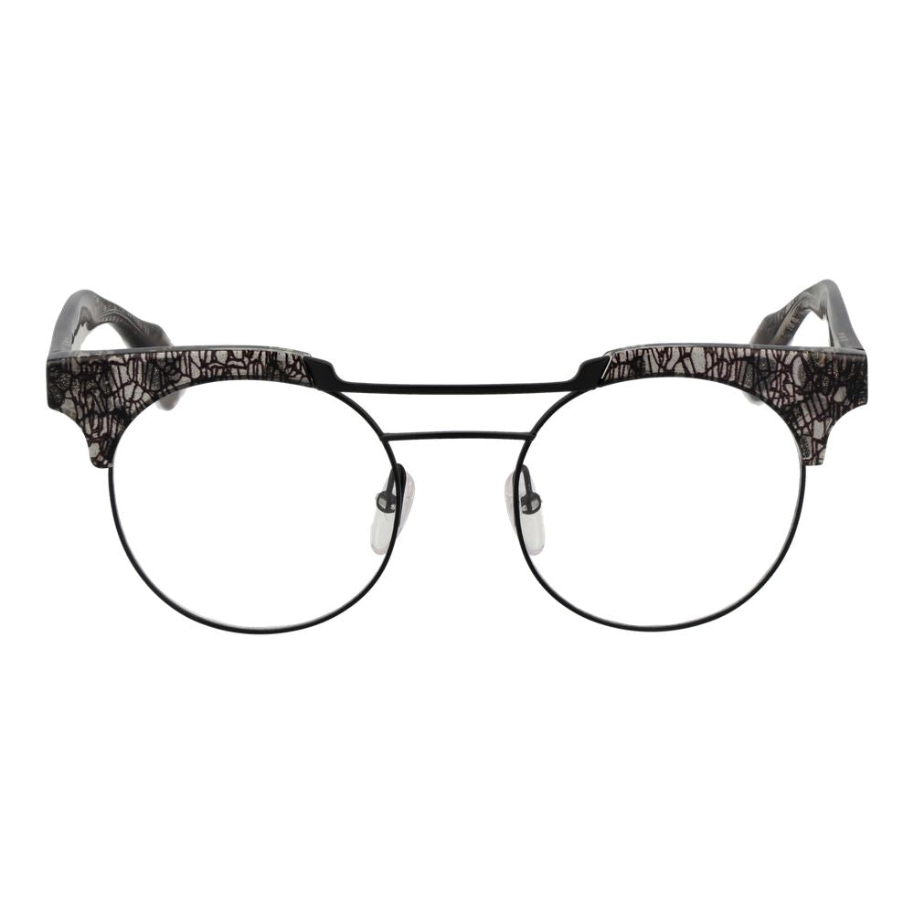 Yohji Yamamoto Schwarze Damen-Brillenfassung