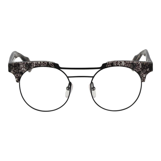 Yohji Yamamoto Schwarze Damen-Brillenfassung