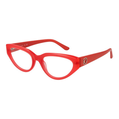 Guess Orangefarbene Acetatbrille (Gestell)