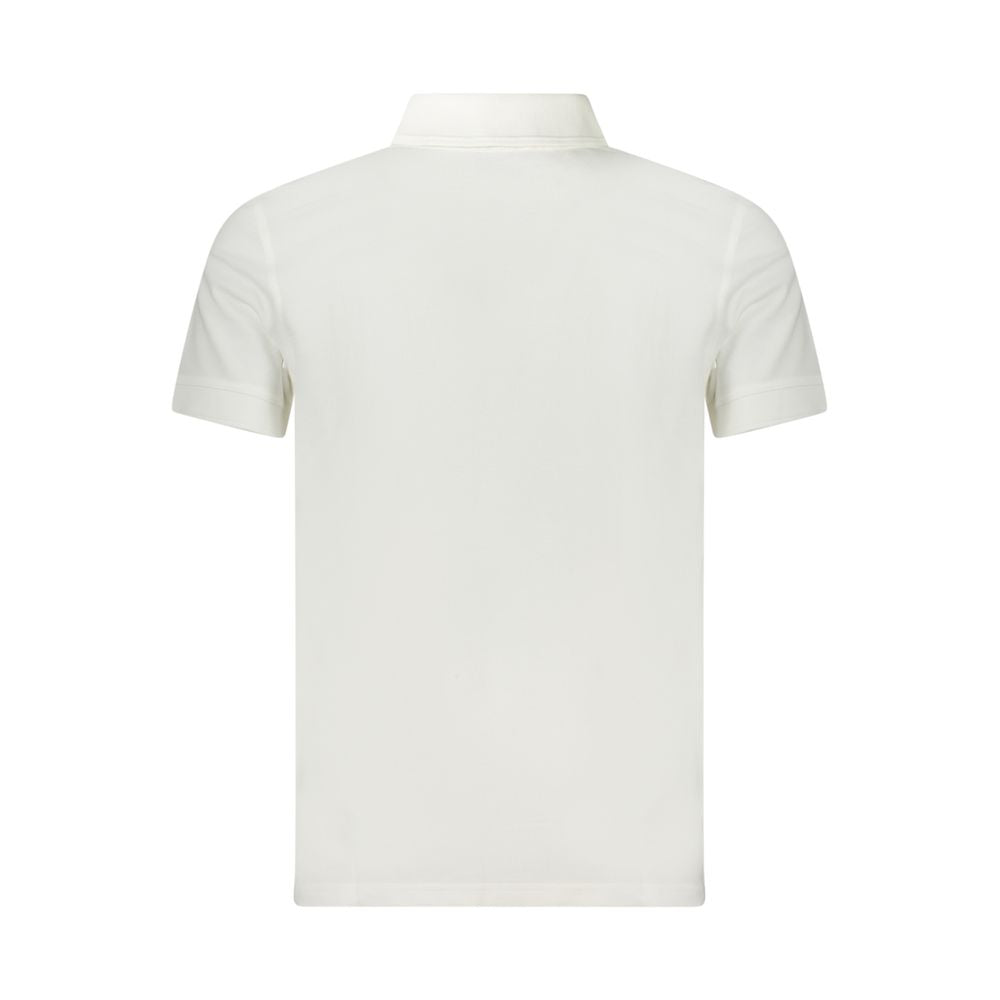 Hugo Boss Poloshirt aus weißer Baumwolle