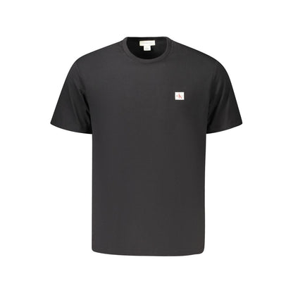 Calvin Klein – Schwarzes Baumwoll-T-Shirt