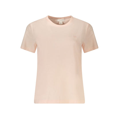 Calvin Klein Rosa Baumwoll-T-Shirt für Damen