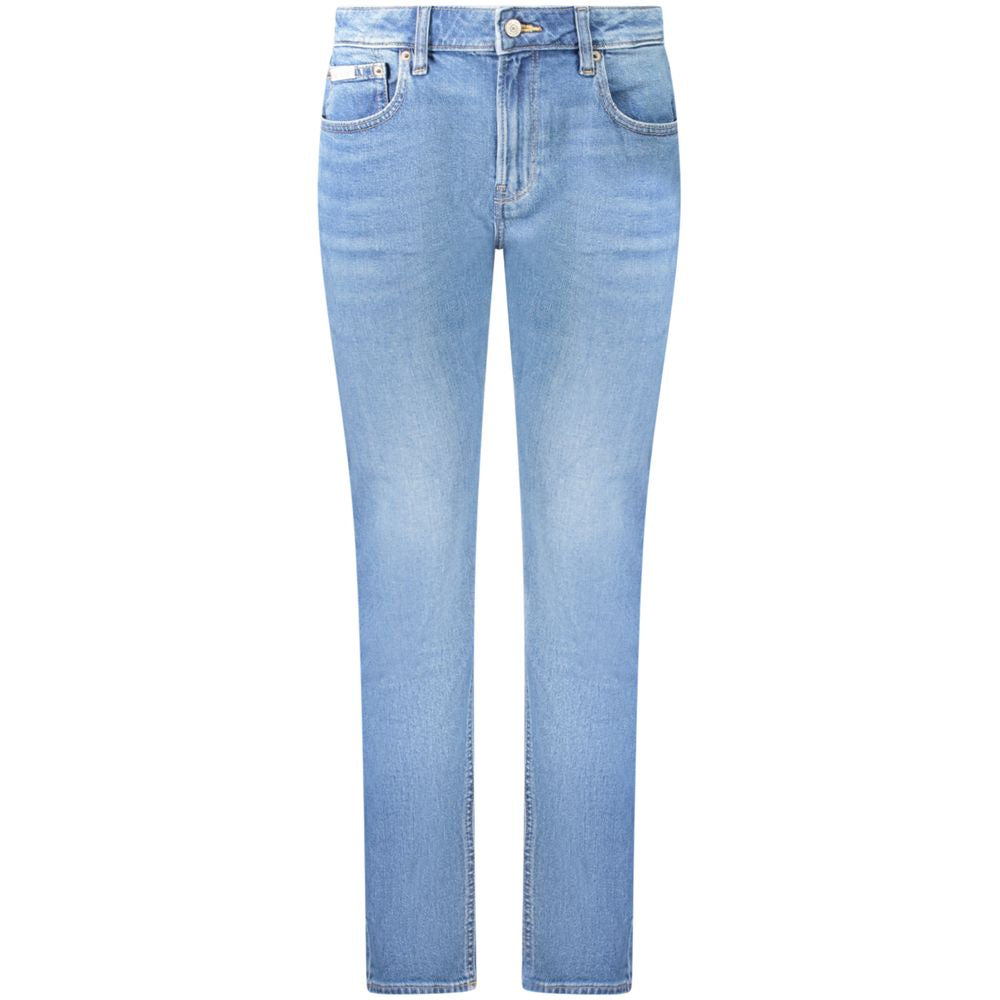 Calvin Klein Damen Slim Jeans aus blauer Baumwolle