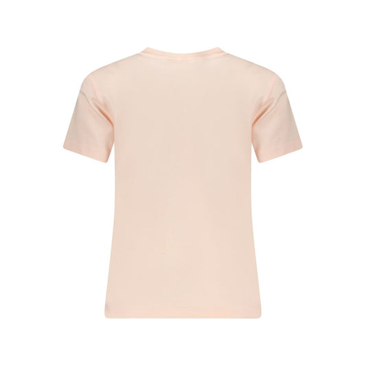Calvin Klein Rosa Baumwoll-T-Shirt für Damen