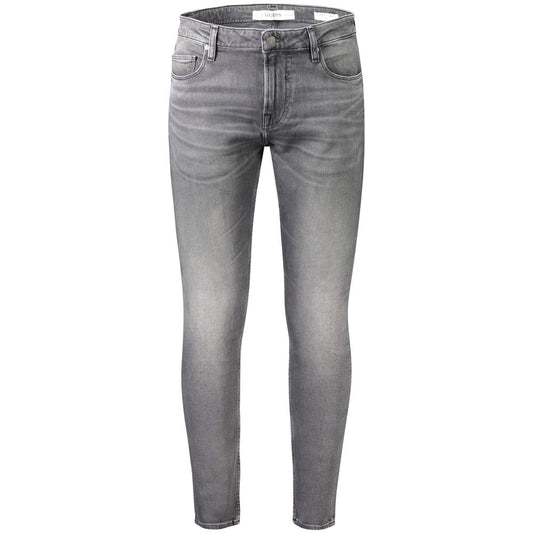 Guess Jeans Gray Cotton Men Jeans