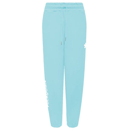 Comme Des Fuckdown Blaue Baumwoll-Jogginghose für Damen