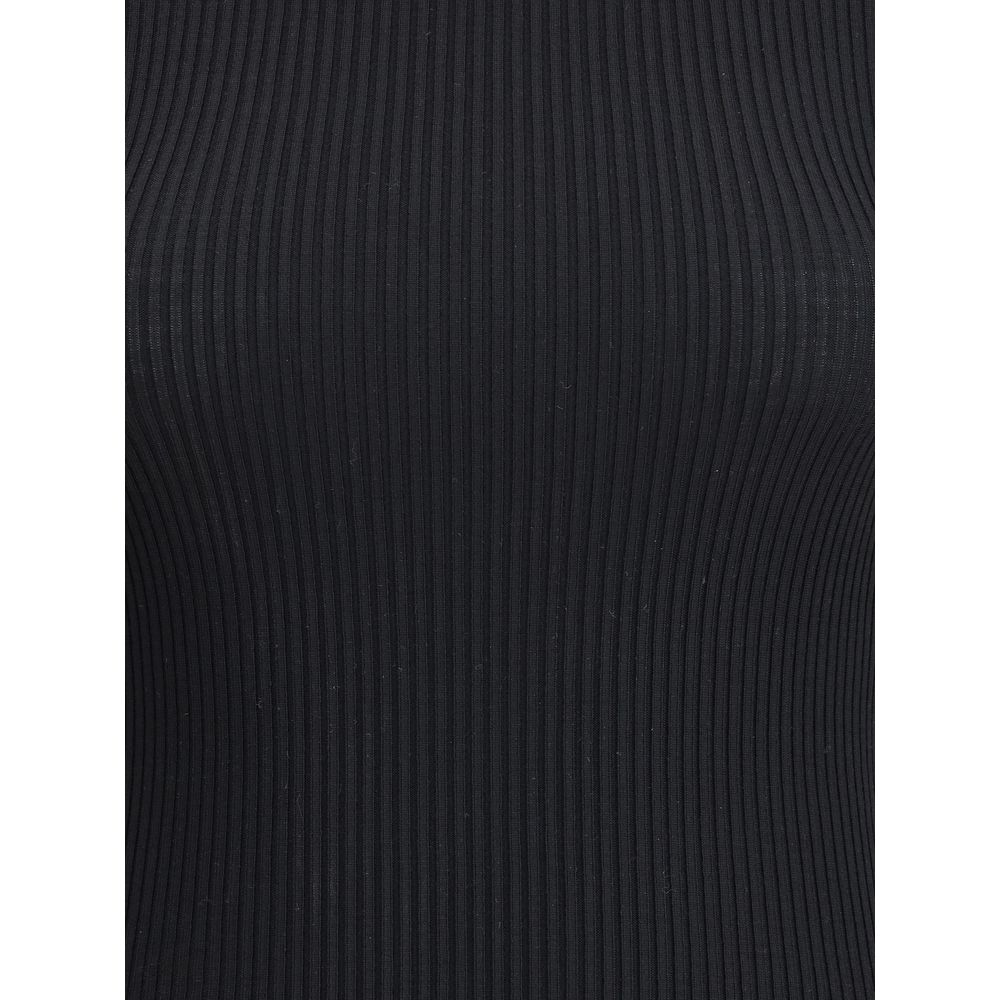 Wolford Schwarzer Rollkragenpullover aus Fleecewolle