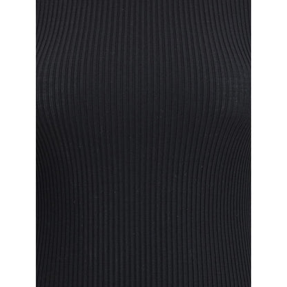 Wolford Schwarzer Rollkragenpullover aus Fleecewolle